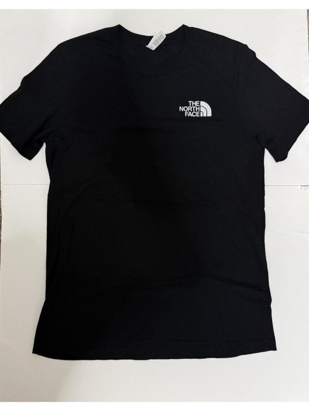 Bella Canvas Black North Face T-Shirt with quote Like New